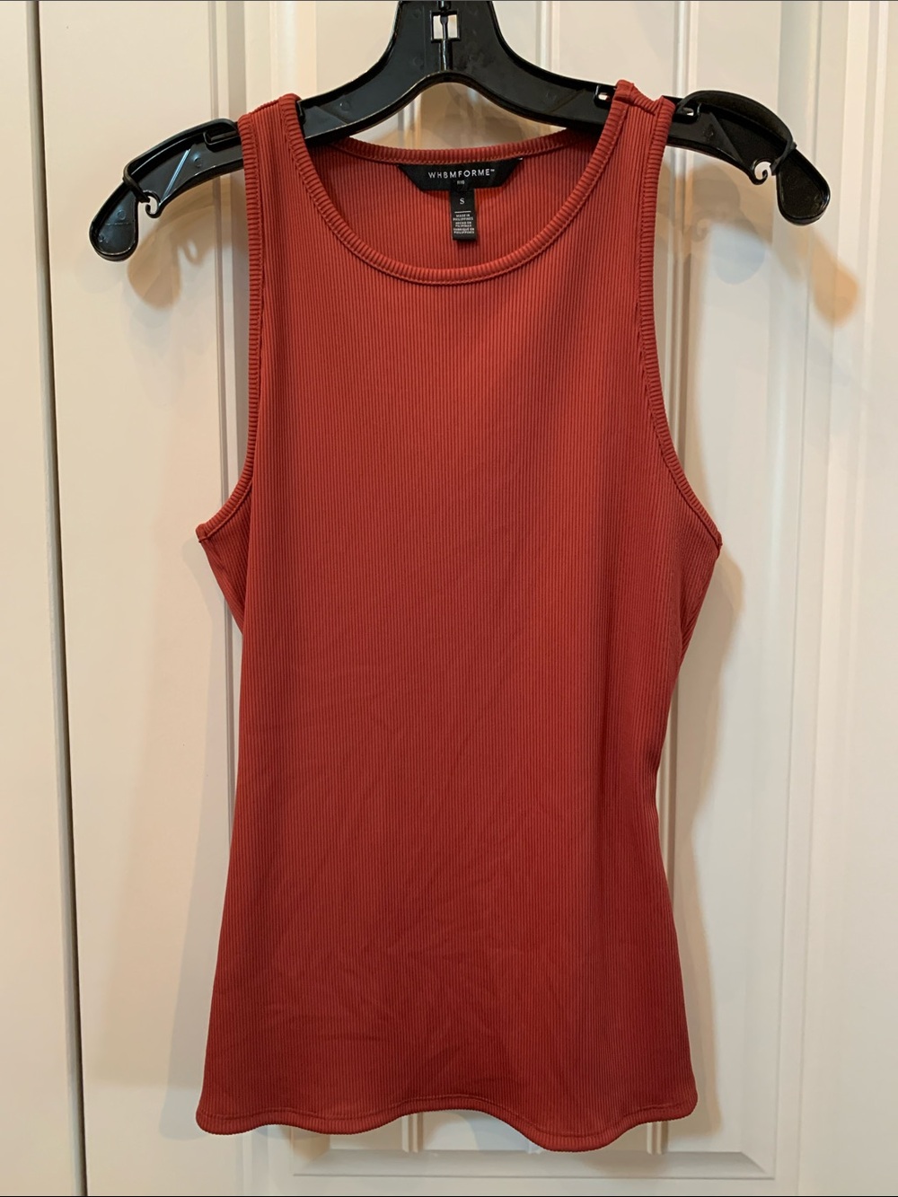 White House Black Market Rust Tank in Burnt Orange